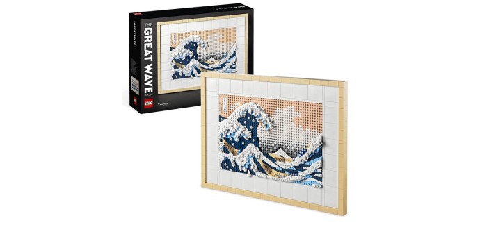 Cdiscount: LEGO Art Hokusai La Grande Vague - 31208 à 69,99€