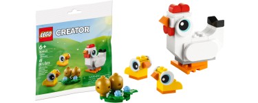 LEGO: LEGO® Creator La poule et les poussins de Pâques (30643) offert dès 40€ d'achat
