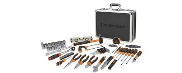 Castorama: Mallette à outils Magnusson 122 pièces à 99€
