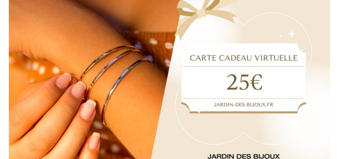 Femme Actuelle: 25 x 1 bracelet Eline + 1 carte cadeau Jardin des bijoux de 25€ à gagner