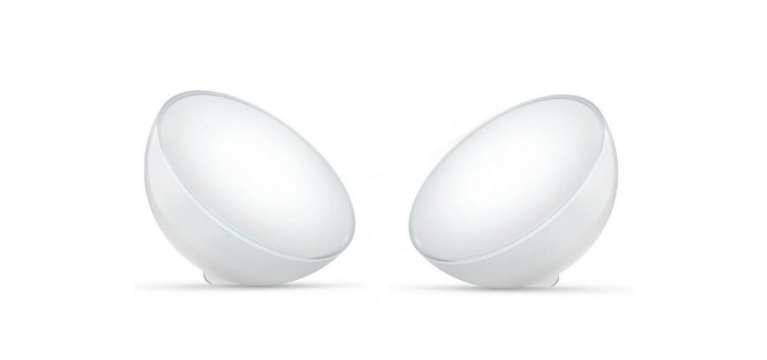 Rue du Commerce: Lot de 2 lampes Philips Hue Go White & Color Ambiance - V2, Bluetooth à 99,99€