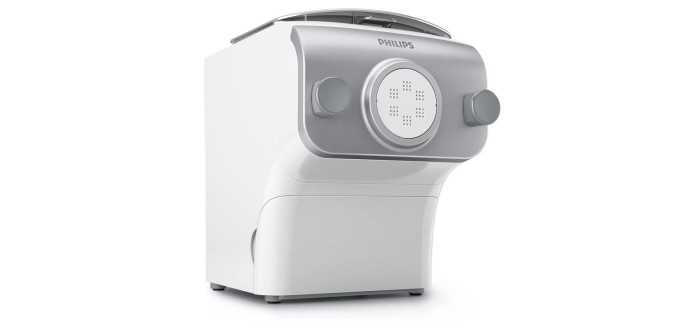 Philips: Machine à pâtes automatique Philips HR2375/05 - 4 formes, Blanc à 169,99€