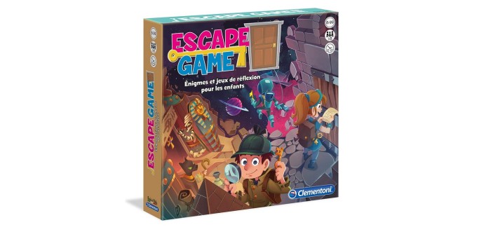 Amazon: Jeu de société Clementoni Escape Game à 7,69€