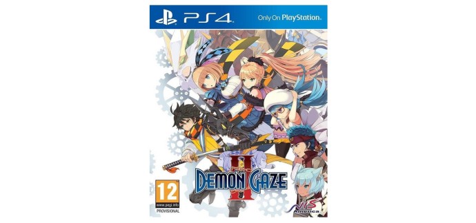 Amazon: Jeu Demon Gaze II sur PS4 à 17,90€