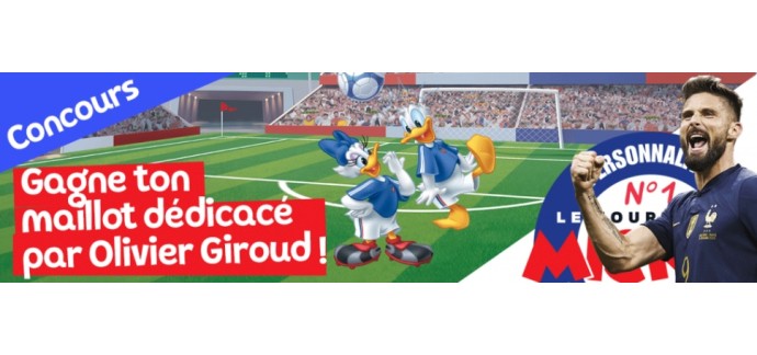 Le Journal de Mickey: 1 maillot de l'équipe de France dédicacé par Olivier Giroud à gagner