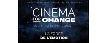 TF1: 5 lots de 2 pass pour le festival "Cinéma For Change" du 11 au 16 avril à Paris à gagner