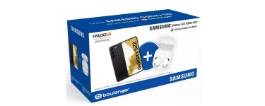 Boulanger: Pack Smartphone Samsung S22 5G + Buds2 Pro à 599€ (via ODR 100€)