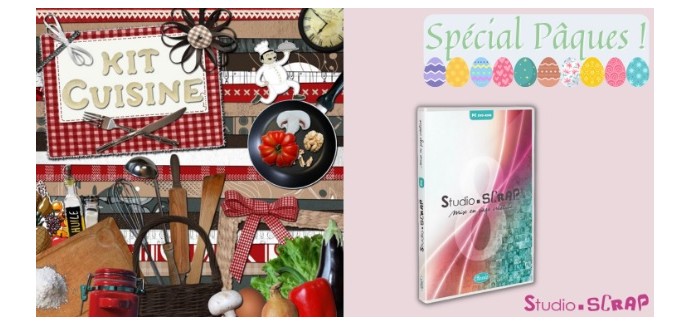 Cuisine Actuelle: 10 logiciels PC "Studio-scrap 8" avec un kit cuisine à gagner