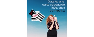 Marie France: 1 carte cadeau Sephora de 100€ à gagner
