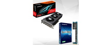 Rue du Commerce: Carte graphique Gigabyte Radeon RX 6700 XT XT Eagle- 12 Go + SSD 1To offert à 429,90€
