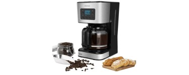 Amazon: Cafetière Cecotec Coffee 66 Smart. - Ecran LCD, 1.5L, Technologie ExtremeAroma à 23,90€