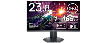 Amazon: Ecran PC 24" Dell G2422HS - FHD, 165Hz, 1ms, Fast IPS, AMD FreeSync Premium à 133,85€