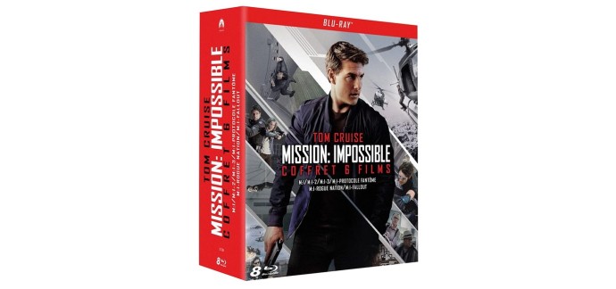 Amazon: Coffret Blu-Ray Mission : Impossible-L'intégrale des 6 Films à 22,84€