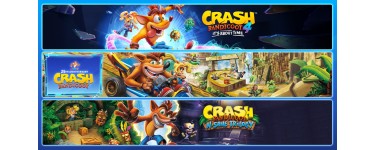 Nintendo: Jeu Crash Bandicoot - Pack Crashiversary sur Nintendo Switch (dématérialisé) à 43,19€