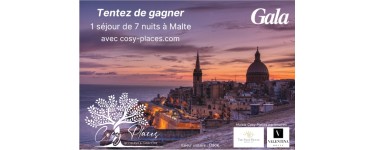 Gala: 1 séjour d'une semaine pour 2 personnes à Malte à gagner