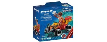 Amazon:  Playmobil Sauveteur en mer et Quad - 71040 à 6,99€