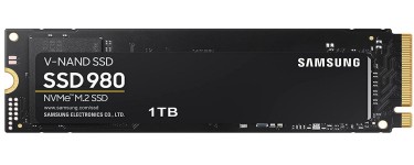 Amazon: SSD interne M.2 NVMe Samsung 980 - 1To à 49,99€