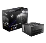 Amazon: Alimentation PC MSI MPG A850G - 850W, PCI-E5 ATX à 119,99€ (via ODR 20€)