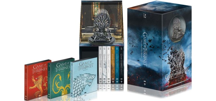Cultura: Coffret Blu-Ray Game of Thrones Saisons 1 à 8 - The Iron Anniversary, Edition Collector à 79,99€