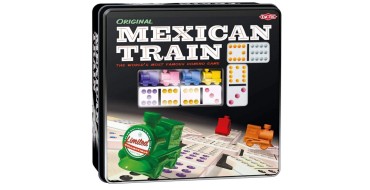 Amazon: Jeu de société Tactic Mexican Train - Boite en métal à 34,99€