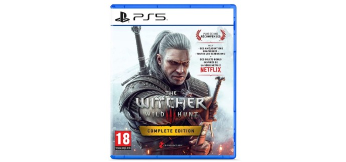 Amazon: Jeu The Witcher 3: Wild Hunt - Complete Edition sur PS5 à 27,99€