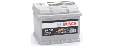 Amazon: Batterie Auto Bosch S5001 - 52A/h, 520A, pour les Véhicules sans Système Start/Stop à 67,91€