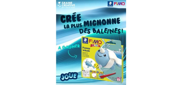 Gulli: 10 kits "Fimo Kids Baleine" de Graine Créative à gagner
