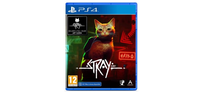 Amazon: Jeu Stray sur PS4 à 22,99€