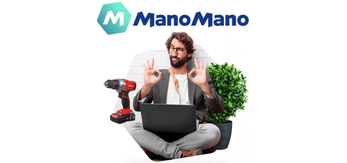 ManoMano: 20€ offerts dès 200€ d'achat en passant commande sur l'application mobile