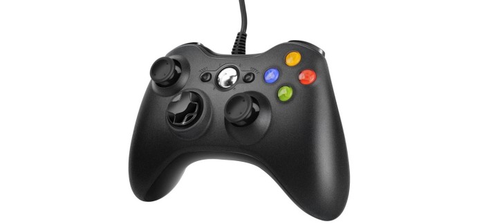Amazon: Manette de jeu USB Diswoe pour Xbox 360 à 19,19€