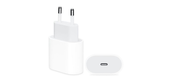 Boulanger: Chargeur secteur Apple USB-C 20W à 19,99€