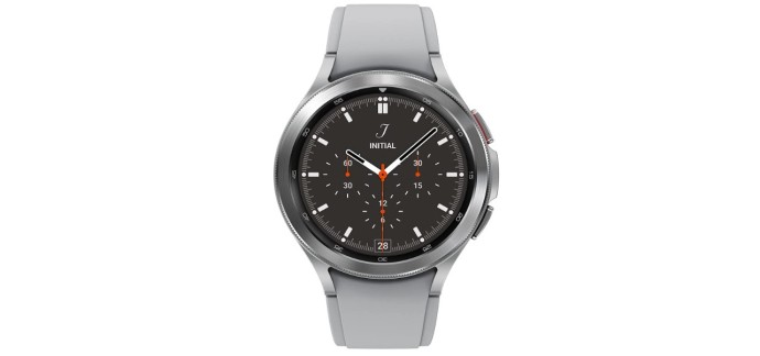 Amazon: Montre connectée Samsung Galaxy Watch 4 Classic 4G - 46 mm, argent à 136,88€ (via ODR 70€)