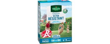 Amazon: Gazon Ultra Résistant Vilmorin 4462415 - Vert, 3 kg à 26,99€