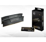 Rue du Commerce: Kit mémoire RAM DDR5 Corsair Vengeance 2x16Go +  Disque SSD MSI SPATIUM M470 - 1TB à 159,99€