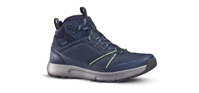 Decathlon: Chaussures imperméables de randonnée Quechua NH150 MID WP pour homme à 30€