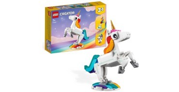 Amazon: LEGO Creator 3-en-1 La Licorne Magique - 31140 à 6,99€