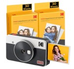 Amazon: Appareil Photo Instantané KODAK Mini Shot 2 Retro 4Pass + 68 Feuilles, Blanc à 119,99€