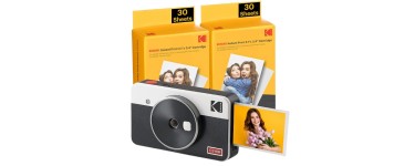 Amazon: Appareil Photo Instantané KODAK Mini Shot 2 Retro 4Pass + 68 Feuilles, Blanc à 119,99€