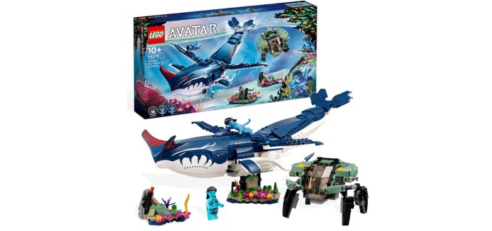 Amazon: Jouet de construction LEGO Avatar Payakan Le Tulkun et Crabsuit - 75579 à 66,99€