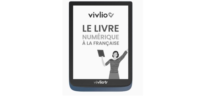 E.Leclerc: 2x1 liseuse numérique Vivlio + 1 ebook "Le Chant d'Achille" à gagner