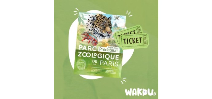 Milan Jeunesse: 20 lots de 2 invitations pour le Parc zoologique de Paris à gagner
