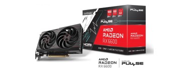 Amazon: Carte graphique Sapphire Radeon RX 6600 PULSE - 8Go à 199,99€
