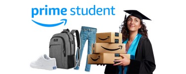Amazon: [Etudiants] 90 jours d'essai offerts et -50% sur l'abonnement Amazon Prime pour les 18-24 ans