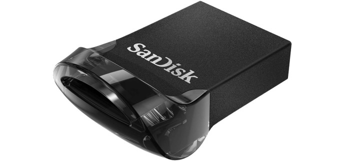 Amazon: Clé USB 3.1 SanDisk Ultra Fit - 128Go à 12,64€