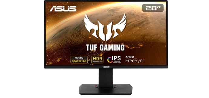 Amazon: Ecran PC 28" Asus TUF Gaming VG289Q à 217,99€