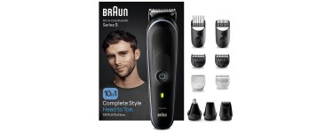 Amazon: Tondeuse Électrique Pour Hommes Braun 10-En-1 Series 5 MGK5445 à 39,99€