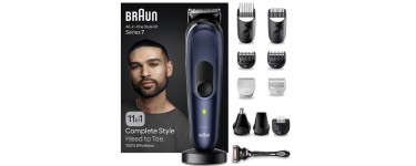Amazon: Tondeuse Électrique pour Homme Braun 11-En-1 Series 7 MGK7450 à 59,99€