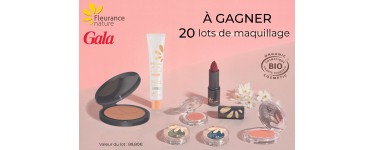 Gala: 20 lots de 7 produits de maquillage Fleurance Nature à gagner