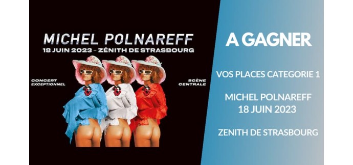 BFMTV: 3 lots de 2 invitations pour le concert de Michel Polnareff à gagner