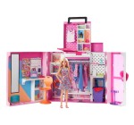 Amazon: Coffret Dressing Deluxe de Barbie avec poupée Barbie blonde (60cm) à 31,34€